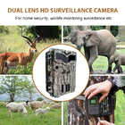 듀얼 렌즈 4K 비디오 30FPS 적외선 사냥 카메라 하이엔드 트레일 카메라