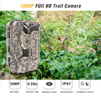 30MP 1080P HD 사냥 야생 동물 트레일 카메라 글로우 적외선 LED 없음