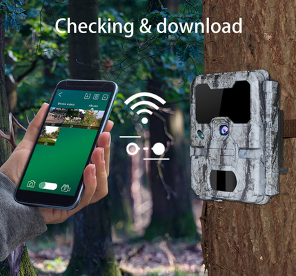감시를 위한 30MP Camo Wifi 감시 사진기 140mA SDHC 카드