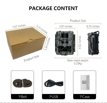 KW591 야생동물 야외 사냥 카메라 두 센서 1080P FHD 사냥 카메라 야간 카메라 CMOS 쌍 렌즈
