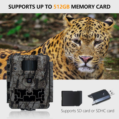 자동 IR-Cut 제거 및 450mm 마이크로 렌즈 지원으로 야생 동물의 선명하고 상세한 이미지를 제공하는 전문 사냥 카메라