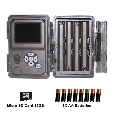 HD 사냥 카메라와 함께 사냥의 감동을 경험 32MP 듀얼 렌즈 트레일 카메라와 4K 비디오와 100 피트 야간 비전