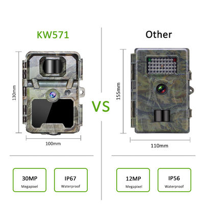 512GB 메모리 카드 지원으로 야생 동물 탐사를 위한 사용자 정의 가능한 HD 사냥 카메라
