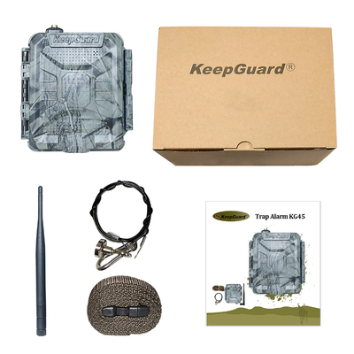 KEEPGUARD KG45 호출 또는 SMS를 전송 알람 지원 1-5 휴대 전화 번호 동물을 쫓기 위해 다른 포착기와 작동