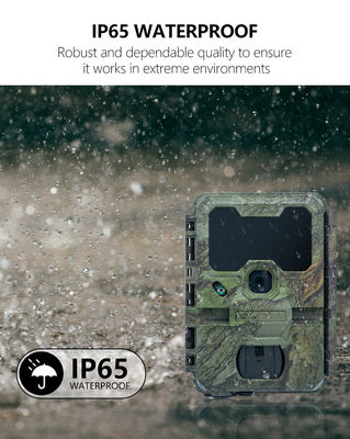 32MP 위장 IP66 방수 야간 시야 사냥 카메라 4K 비디오와 512GB 메모리 카드 용량