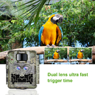 DC12V 듀얼 렌즈 1080P 야생생물 여파 카메라 13MP CMOS는 아니오 캠을 달아오릅니다