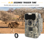 IP67 위장 노 글로우 적외선 빠른 트리거 사슴 사냥 트레일 카메라