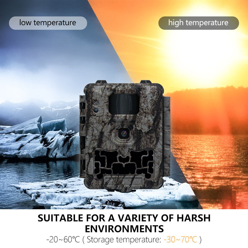 자동 IR-Cut 제거 및 450mm 마이크로 렌즈 지원으로 야생 동물의 선명하고 상세한 이미지를 제공하는 전문 사냥 카메라
