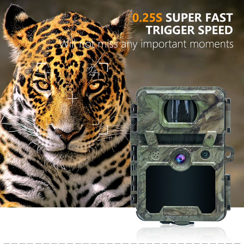 트레일 카메라 ODM/OEM KW571 방수 IP67 비방광 CMOS 센서 30MP 사진 1080P 0.25s 트리거 속도 야간 비전
