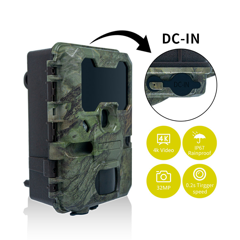 WIFI 사냥 카메라 KW866 방수 IP67 OEM/ODM 최대 512GB 저장장치 SD 메모리 카드 32MP 4K 야생 동물 카메라