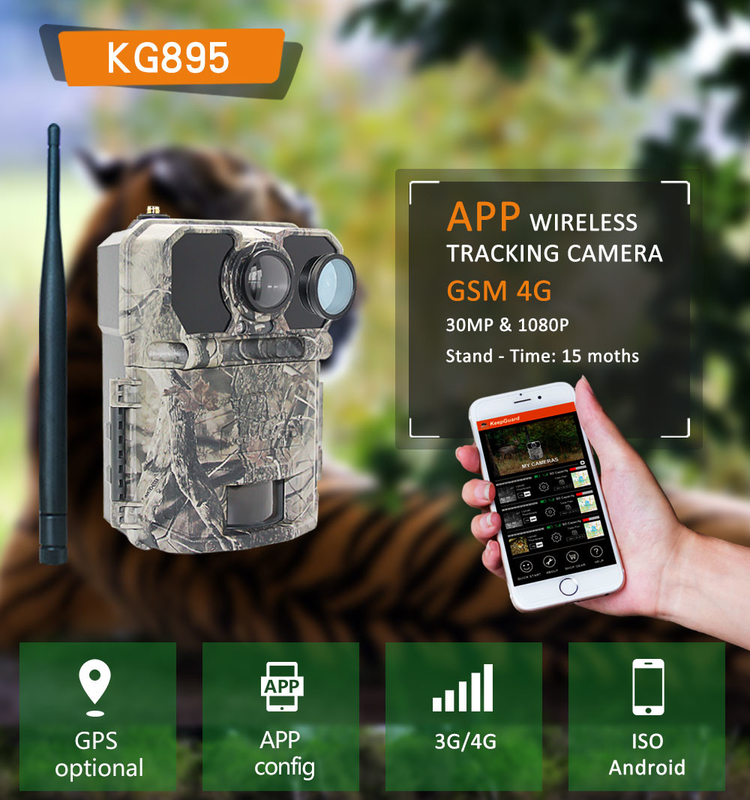 LCD 디스플레이 4G 트레일 카메라 프로그래밍 가능한 940nm NO GLOW ICCID FTP SMTP MMS APP 제어 사냥 액세서리